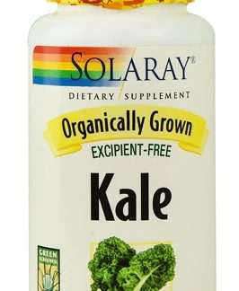 Solaray Organically Grown Kale -- 100 Vegetarian Capsules