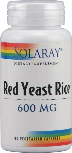 Solaray Red Yeast Rice -- 600 mg - 90 Vegetarian Capsules