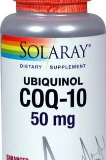 Solaray Ubiquinol COQ-10 Dietary Supplement -- 50 mg - 30 Softgels