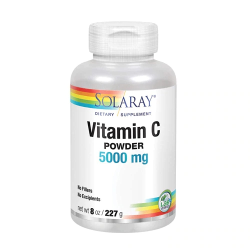 Solaray Vitamin C Powder -- 5000 mg - 8 oz