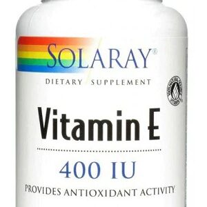 Solaray Vitamin E Dietary Supplement -- 400 IU - 50 Softgels