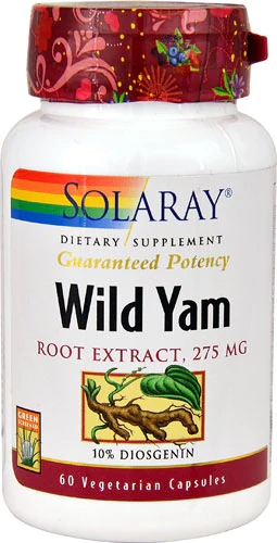 Solaray Wild Yam Root Extract -- 275 mg - 60 Vegetarian Capsules