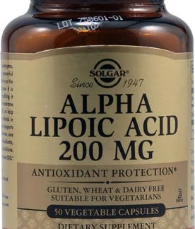 Solgar Alpha Lipoic Acid -- 200 mg - 50 Vegetable Capsules