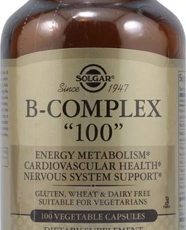 Solgar B-Complex 100 -- 100 Vegetable Capsules