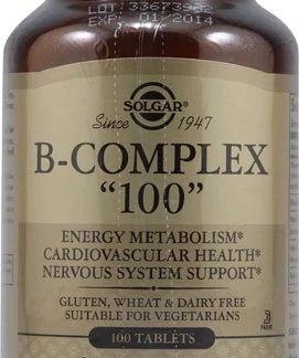 Solgar B-Complex 100 -- 100 Tablets