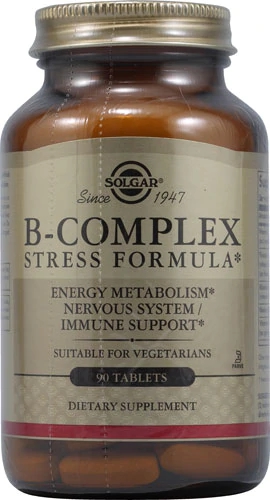 Solgar B-Complex Stress Formula -- 90 Tablets