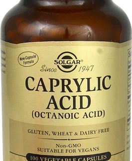 Solgar Caprylic Acid -- 100 Vegetable Capsules