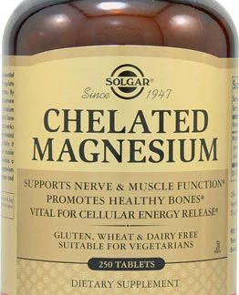Solgar Chelated Magnesium -- 250 Tablets