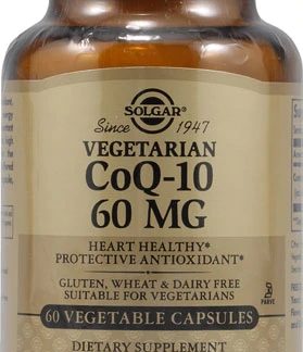 Solgar CoQ-10 -- 60 mg - 60 Vegetable Capsules