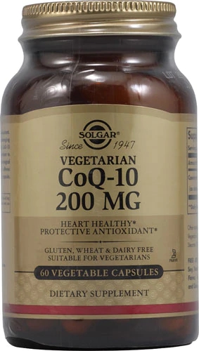 Solgar CoQ-10 -- 200 mg - 60 Vegetable Capsules