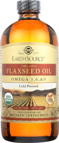 Solgar Earth Source® Organic Flaxseed Oil -- 16 fl oz