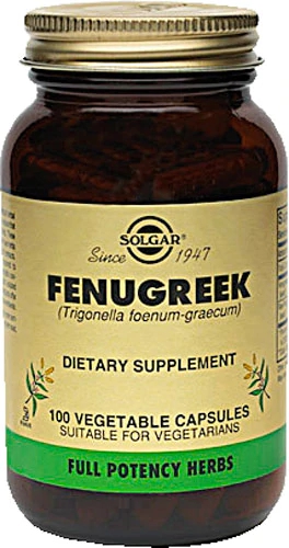 Solgar Fenugreek -- 100 Vegetable Capsules