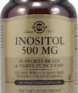 Solgar Inositol -- 500 mg - 100 Vegetable Capsules
