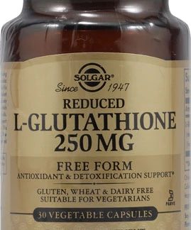 Solgar L-Glutathione -- 250 mg - 30 Vegetable Capsules
