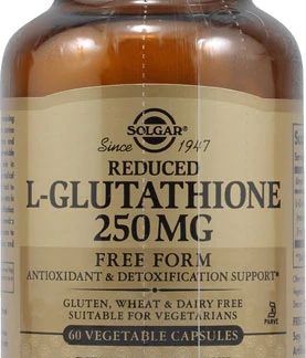 Solgar L-Glutathione -- 250 mg - 60 Vegetable Capsules