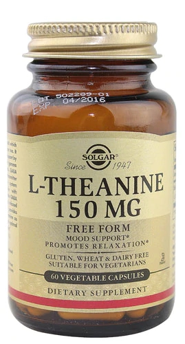 Solgar L-Theanine Free Form -- 150 mg - 60 Vegetable Capsules