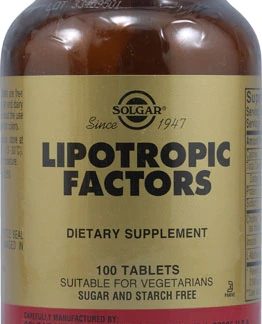 Solgar Lipotropic Factors -- 100 Tablets
