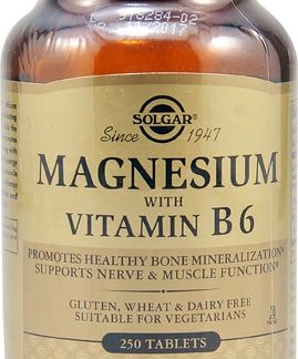 Solgar Magnesium with Vitamin B6 -- 250 Tablets