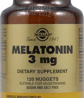 Solgar Melatonin -- 3 mg - 120 Nuggets