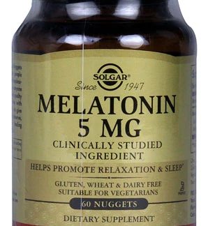 Solgar Melatonin -- 5 mg - 60 Nuggets