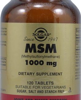 Solgar MSM -- 1000 mg - 120 Tablets