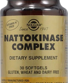 Solgar Nattokinase Complex -- 30 Softgels