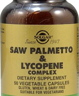 Solgar Saw Palmetto & Lycopene Complex -- 50 Vegetable Capsules