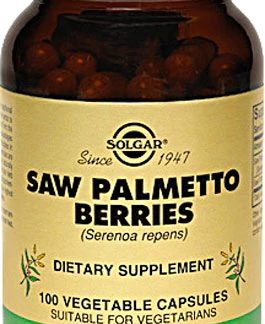 Solgar Saw Palmetto Berries -- 100 Vegetable Capsules