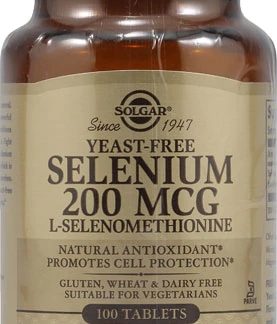 Solgar Selenium Yeast Free -- 200 mcg - 100 Tablets