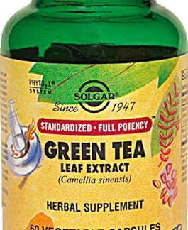 Solgar Green Tea Leaf Extract -- 60 Vegetable Capsules