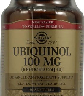 Solgar Ubiquinol -- 100 mg - 50 Softgels
