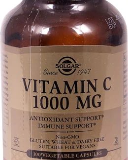 Solgar Vitamin C -- 1000 mg - 100 Vegetable Capsules