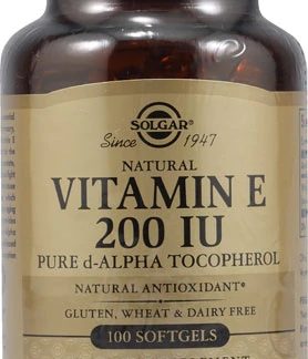 Solgar Vitamin E -- 200 IU - 100 Softgels