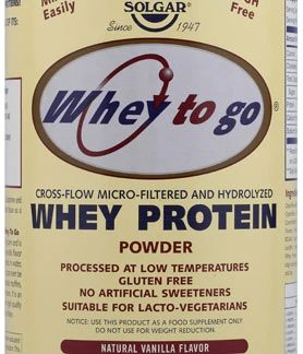 Solgar Whey To Go® Whey Protein Powder Natural Vanilla -- 12 oz
