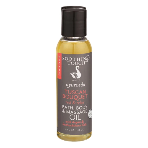 Soothing Touch Ayurveda - Tuscan Bouque - Rest & Relax - Bath, Body Massage Oil -- 4 fl oz