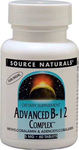 Source Naturals Advanced B-12 Complex™ -- 5 mg - 60 Tablets