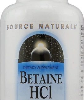 Source Naturals Betaine HCl -- 650 mg - 90 Tablets