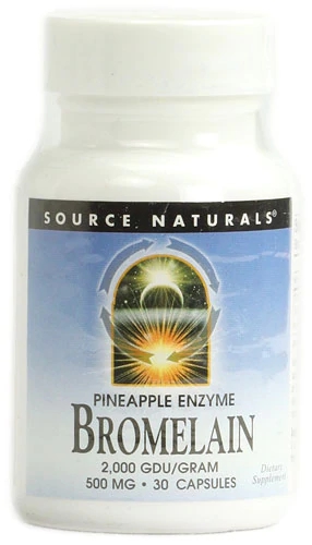 Source Naturals Bromelain 2000 GDU -- 500 mg - 30 Capsules