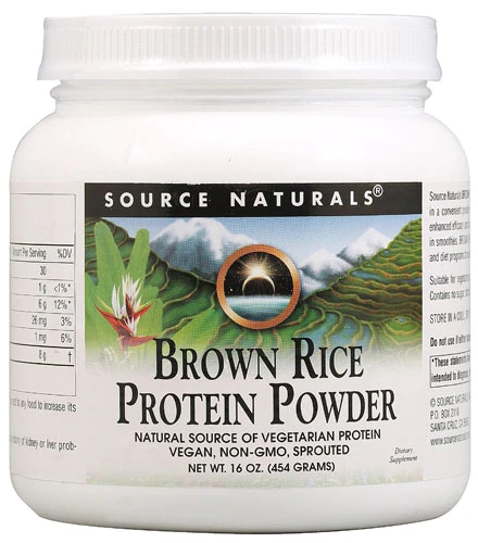 Source Naturals Brown Rice Protein Powder -- 16 oz