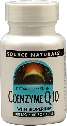 Source Naturals Coenzyme Q10 with Bioperine® -- 100 mg - 60 Softgels