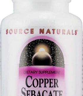 Source Naturals Copper Sebacate -- 22 mg - 120 Tablets