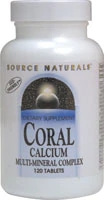 Source Naturals Coral Calcium Multi-Mineral Complex -- 120 Tablets