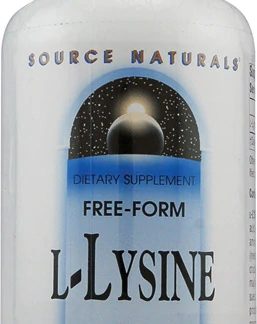 Source Naturals Free Form L-Lysine -- 500 mg - 250 Tablets