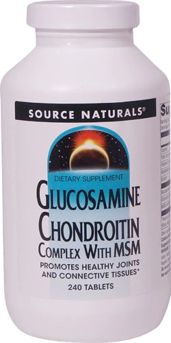 Source Naturals Glucosamine Chondroitin Complex with MSM -- 240 Tablets