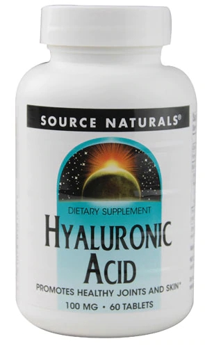 Source Naturals Hyaluronic Acid -- 100 mg - 60 Tablets