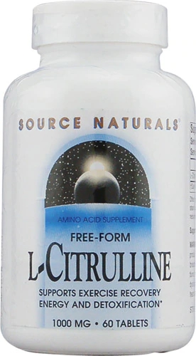 Source Naturals L-Citrulline -- 1000 mg - 60 Tablets