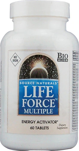 Source Naturals Life Force™ Multiple No Iron -- 60 Tablets