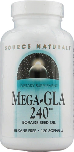 Source Naturals Mega-GLA 240™ -- 120 Softgels