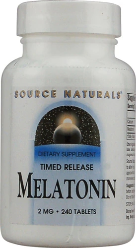 Source Naturals Melatonin Timed Release -- 2 mg - 240 Tablets