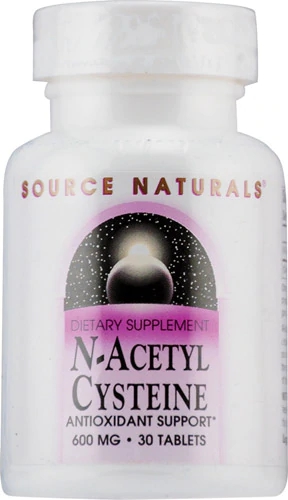 Source Naturals N-Acetyl Cysteine -- 600 mg - 30 Tablets